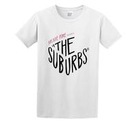 The Suburbs Arcade Fire Casual Round Neck T Shirt White S