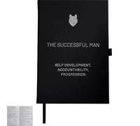 The Successful Man Journal for Self Development, Accountability & Progress, Daily Goal Setting Success Journal for Men, Guided Productivity Planner for Discipline, Growth & Personal Achievement