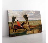 The Suffolk Hunt Vol.2 By John Frederick Herring Classic Painting Canvas Wall Art Print Ready to Hang, Framed Picture for Living Room Bedroom Home Office Décor, 76x50 cm (30x20 Inch)