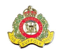 The Suffolk Regiment ("Old Dozen") Lapel Pin/Sweet Heart Pin
