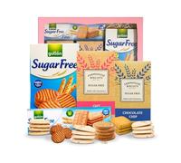 The Sugar Free Biscuit Valentines Gift Set Including Luxury Sugar Free Cookies & Zero Sugar Biscuits | A Suitable Diabetic Gift, Snack Or Dessert