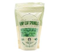 The Sugar Lab Hemp Leaf Sprinkles - Edible Party Decorations - Tasty Cake Decor & Ice Cream Topping - Perfect for 420 Party Cupcakes - 8 oz Bag - Leaf Green Sugar Sprinkles - 5512