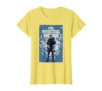 The Suicide Squad Captain Boomerang Poster T-Shirt, Women, Lemon Yellow, Large