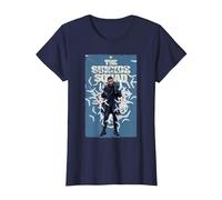 The Suicide Squad Captain Boomerang Poster T-Shirt, Women, Navy Blue, 3X-Large