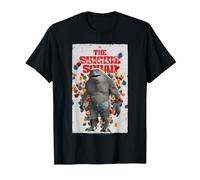 The Suicide Squad King Shark Poster T-Shirt, Men, Black, 6X-Large