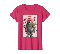 The Suicide Squad King Shark Poster T-Shirt, Women, Red Heather, X-Small