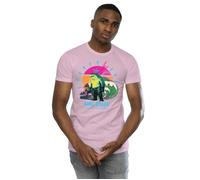 The Suicide Squad King Shark T-Shirt DC Comics Baby Pink L