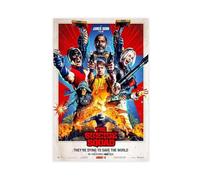 The Suicide Squad Movie Poster Canvas Poster Bedroom Decor Landscape Office Room Decor Gift 20x30inch(50x75cm)