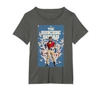 The Suicide Squad Peacemaker Poster T-Shirt, Women's Plus, Asphalt Grey, 4X