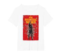 The Suicide Squad Ratcatcher 2 Poster T-Shirt, Women's Plus, White, 4X