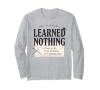 The Summer I Learned Nothing Funny Vacation Long Sleeve T-Shirt