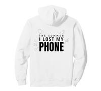 The Summer I Lost My Phone Funny Retro Vibe Pullover Hoodie