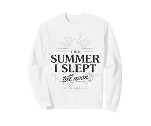 The Summer I Slept Till Noon Lazy Vacation Sweatshirt