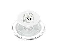 The Summer I Turned 39. Floral 39th Birthday Women's Present PopSockets PopGrip for MagSafe