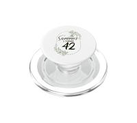 The Summer I Turned 42. Floral 42nd Birthday Women's Present PopSockets PopGrip for MagSafe