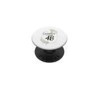 The Summer I Turned 48. Floral 48th Birthday Women's Present PopSockets Adhesive PopGrip