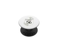 The Summer I Turned 56. Floral 56th Birthday Women's Present PopSockets Adhesive PopGrip