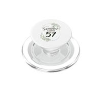 The Summer I Turned 57. Floral 57th Birthday Women's Present PopSockets PopGrip for MagSafe