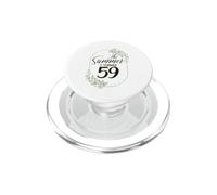 The Summer I Turned 59. Floral 59th Birthday Women's Present PopSockets PopGrip for MagSafe