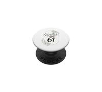 The Summer I Turned 61. Floral 61st Birthday Women's Present PopSockets Adhesive PopGrip