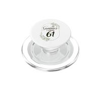 The Summer I Turned 61. Floral 61st Birthday Women's Present PopSockets PopGrip for MagSafe