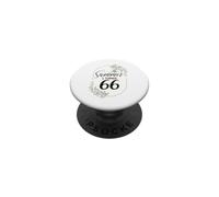 The Summer I Turned 66. Floral 66th Birthday Women's Present PopSockets Adhesive PopGrip