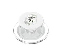 The Summer I Turned 74. Floral 74th Birthday Women's Present PopSockets PopGrip for MagSafe