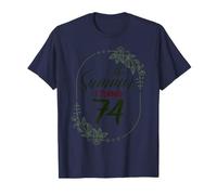 The Summer I Turned 74. Floral 74th Birthday Women's Present T-Shirt