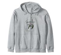 The Summer I Turned 79. Floral 79th Birthday Women's Present Zip Hoodie