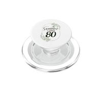 The Summer I Turned 80. Floral 80th Birthday Women's Present PopSockets PopGrip for MagSafe