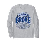 The Summer I Turned Broke Funny Humorous Empty Wallet Long Sleeve T-Shirt