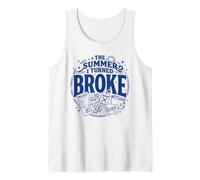 The Summer I Turned Broke Funny Humorous Empty Wallet Tank Top