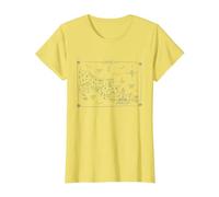 The Summer I Turned Pretty - Map T-Shirt, Women, Lemon Yellow, 3X-Large