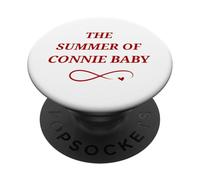 The Summer Of Connie Baby Funny Humorous Fandom Slogan 2025 PopSockets Adhesive PopGrip