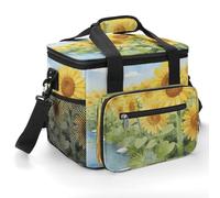 The Summer Stream is Warming Cooler Bags Insulated Lightweight Lunch Cooler Pack Large Leakproof Camping Ice Chest Collapsible Sided Cooler Bags for Hiking Beach Travel Picnic