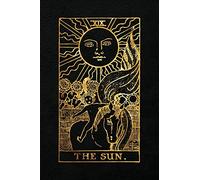 The Sun: 120 blank pages, The Sun Tarot Card Notebook - Black and Gold - Sketchbook, Journal, Diary (Tarot Card Notebooks)