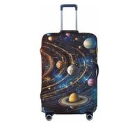 The Sun and Other Planets Elastic Travel Luggage Cover Suitcase Protector, Print Suitcase Baggage Cover Anti-Scratch