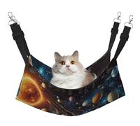 The Sun And Other Planets Printed Pet Hammock - Sleeping Hammock For Cats, Rabbits, Ferrets, Puppies, Small Animals