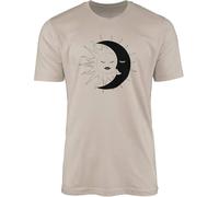 The Sun and The Moon T-Shirt Top Tee - Supernatural Witch Wicca Cult Goth Tarot Live Love Lunar Dark Spells Womens Mens Unisex Clothing Gifts Presents(Medium)