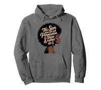 The Sun Does Not Ask Permission To Shine, Black Root History Pullover Hoodie