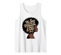 The Sun Does Not Ask Permission to Shine, Black Root History Tank Top