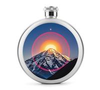 The Sun Flasks for Liquor, 5oz Stainless Steel Flask Leakproof Portable Whiskey Flask for Outdoor, Camping, Travel, Gifts