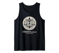 The Sun God Tonatiuh - Aztec Mythology - pre-Columbian Art Tank Top