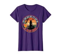 The Sun Has Got It's Hat On, Hip-Hip-Hip Hooray! T-Shirt, Women, Purple, Large