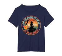 The Sun Has Got It's Hat On, Hip-Hip-Hip Hooray! T-Shirt, Women's Plus, Navy Blue, 1X