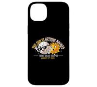 The Sun Is Getting Mooned Funny Total Eclipse 2026 Spain Case for iPhone 14 Plus