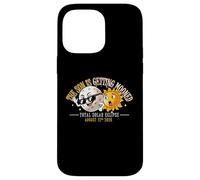 The Sun Is Getting Mooned Funny Total Eclipse 2026 Spain Case for iPhone 14 Pro Max