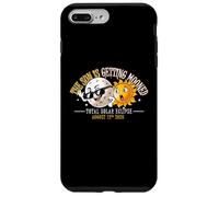 The Sun Is Getting Mooned Funny Total Eclipse 2026 Spain Case for iPhone 7 Plus/8 Plus