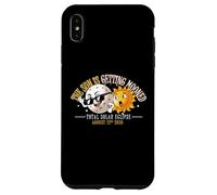 The Sun Is Getting Mooned Funny Total Eclipse 2026 Spain Case for iPhone XS Max