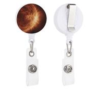 The Sun Retractable Badge Holder Reel Clip ID Card Holder for Doctor Nurse Student Office Worker